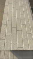 Panel Sándwich de Acero Ecológico, Resistente al Fuego y al Agua, Insonorizado, para Casa Prefabricada, Cocina, Cuarto Frío, 16mm/20mm, Exterior Negro