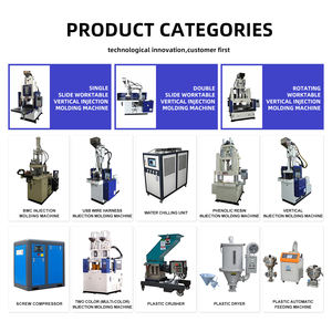 25 tonnes multi-matériaux accessoires de produits jouets machine verticale automatique de moulage par injection de plastique à glissière unique pour petites pièces - Product Image 3