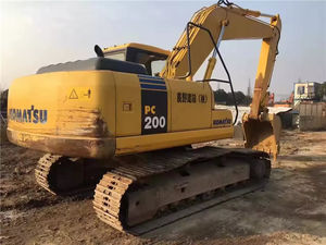 Excavatrice sur chenilles, machines de construction, excavatrice d'occasion KOMATSU PC200-7, équipement lourd, excavatrice à SHANGHAI - Product Image 5