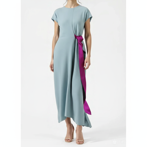 Fabricant de vêtements vietnamien, robe streetwear pour femmes, OEM ODM, étiquette personnalisée, tissu tissé 100% polyester, vente en gros - Product Image 1