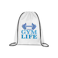 Sac à dos à cordon personnalisé avec logo, sac de sport pour femmes, sac de gym pas cher en polyester, sac à dos à cordon pour impression