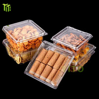 Biologisch afbreekbare PLA verpakkingen voor koekjes, fruitpunten, brood, biscuits en koekjesdozen; clamshell verpakkingen