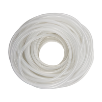 Tube en silicone transparent sur mesure de qualité alimentaire industrielle, longue durée de vie, anti-âge, stable aux UV, résistant à l'ozone, service de découpe, haute pression