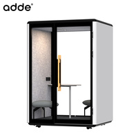 Kabin Kantor Portabel Kedap Suara Modern, Pod Rapat Privasi Akustik, Bilik Telepon, Pod Isolasi Suara