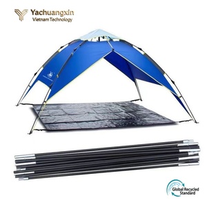Tente de voyage pliable multi-sections en fibre de verre avec moustiquaire, cadre de support en fibre de verre sans alcali, poteau pliant pour tente - Product Image 4