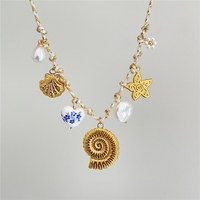 Pendentif Collier DIY en Acier Inoxydable Anti-ternissement, Accessoires Élégants en Perles, Motifs Serpent, Œil, Éléphant, Lotus, Plume, Cœur