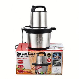 Licuadora para Fufu de 6L y 8L, Máquina para Hacer Fufu, Picadora de Carne Eléctrica Multifuncional de Acero Inoxidable - Product Image 3