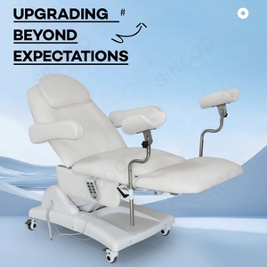 Multifunctionele elektrische gynaecologische en obstetrische bevallingsbank met 3 motoren, speciaal onderzoekbed voor gynaecologie - Product Image 3