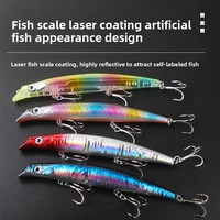 Le Brave Floating Minnow Trout, leurre artificiel dur 145cm/20g en ABS, simulation de lancer longue distance pour la pêche en eau douce
