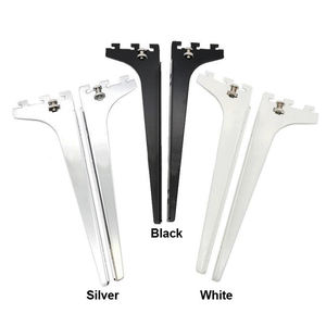 Pilar AA Soporte de estante flotante de metal ranurado doble Estantes de productos Soporte de estante de vidrio colgante - Product Image 6