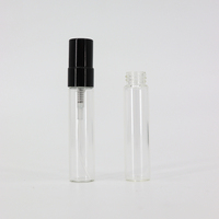 Mini Flacons en Verre Portables Rechargeables pour Huiles Essentielles, Échantillons de Parfum, Bouteilles de Test en Verre Transparent de 5 ml Vides – Vente en Gros