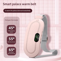 Ceinture électrique sans fil, coussin chauffant rapide 3S avec 4 niveaux de chaleur et 4 modes de massage, coussin chauffant pour le dos ou le ventre