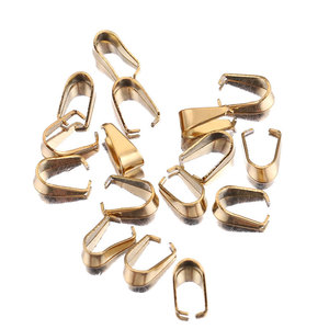 Connecteurs <span class=keywords><strong>de</strong></span> collier en acier inoxydable pour bijoux, fermoirs à boucle pour graines <span class=keywords><strong>de</strong></span> <span class=keywords><strong>melon</strong></span>, pendentifs à breloques, clips à pince pour accessoires <span class=keywords><strong>de</strong></span> bricolage - Product Image 1