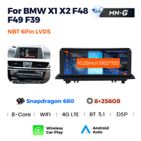 Autoradio stéréo avec écran tactile Android MEKEDE Qualcomm 680, lecteur vidéo, caméra de recul, WIFI, 4G, BT pour BMW X1 X2 F48 F49 F39