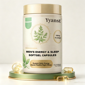 Capsules molles Énergie & Sommeil pour Hommes 1000mg 120 unités – Soin Nutritionnel Quotidien Jour et Nuit pour Hommes Adultes – Étiquette Personnalisée OEM - Product Image 2