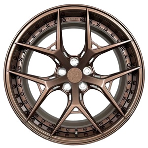 Alliage d'aluminium forgé sur mesure en deux pièces de 18 à 24 pouces XINLAI Universal Fitment Concave Design Chrome Wedge Finish New Car Wheels - Product Image 1