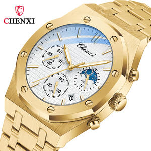 CHENXI 948 Nuevo Reloj de Pulsera de Cuarzo para Hombre, Diseño Ejecutivo, Caja de Acero Inoxidable, Cristal Luminoso, Cronógrafo, Resistente al Agua 3BAR - Product Image 2