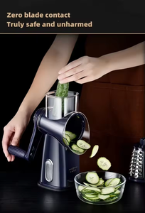 Bán Buôn 3 Trong 1 Thép Không Gỉ Bảng Điều Chỉnh Rau Vắt Tay Vòng Cắt Chopper Công Cụ Khoai Tây Slicer - Product Image 3