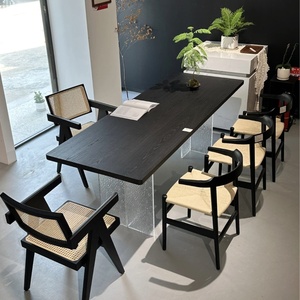 Mesa de Centro de Madera Maciza de Gran Tamaño, Estilo Chino Moderno, para Salas de Estar, Mesas de Comedor, Mesa Flotante - Product Image 4