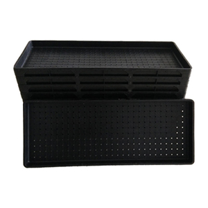 Bandeja Rectangular de Plástico Resistente y Reutilizable para Cultivo Hidropónico en Invernadero, para Semillas y Microgreens - Product Image 1