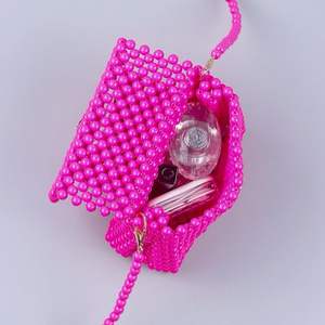 Eco-Friendly Lady Style Handled Couro Fur Handbag Tassel Decoração Nylon Cotton Canvas Conveniente Saco De Compras - Product Image 6