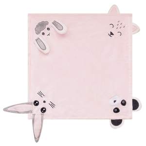Manta de seguridad de animales de dibujos animados para niños, edredón de felpa Rosa personalizado, gran oferta, <span class=keywords><strong>Amazon</strong></span> - Product Image 1