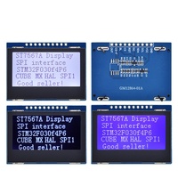 Module LCD SPI 12864 128X64 SPI ST7567A Écran d'affichage graphique COG Carte d'affichage LCM Panneau 128x64 Écran matriciel à points pour Arduino
