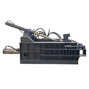 Hot Sale Metal Chip Automatic Briquetting Machine Hydraulic System Metal BalerScrap Steel Block Presser Baler