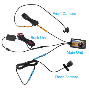 Enregistreur de conduite de moto caché universel Enregistrement surround grand angle à 170 degrés Enregistreur de conduite de moto DVR embarqué - Product Image 3