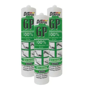 Polímero de silicona 100% de uso General, sellador de silicona ácido SA-301 - Product Image 1