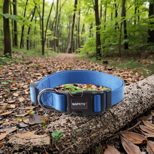 Effen Outdoor Tactische Hondenhalsband Gepersonaliseerd Dubbellaags Nylon Voor Middelgrote Grote Jachthonden Sjaaldecoratie Slijtvast - Product Image 5