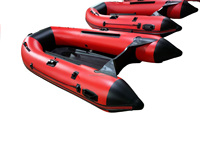 Bateau de sport gonflable en PVC léger de 330 cm à prix de gros, haute vitesse, avec plancher en aluminium pour la pêche et les yachts