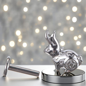 Fuxuan Astm F136 <span class=keywords><strong>Titanium</strong></span> Rabit Top Threadless Piercing Oorbellen Stud Tragus Voor Vrouwen Helix Daith Lichaam Sieraden - Product Image 6