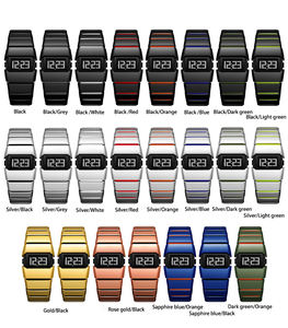 男性用クォーツ時計PK電子時計プラスチックバンドY2K NK新作メンズファッション高級リストバンド - Product Image 6