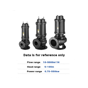 Bomba Sumergible Centrífuga Vertical Automática para Aguas Residuales con Impulsor de Succión, Macerador y Motor para Lodos y Arena - Product Image 6