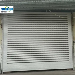 Puerta de <span class=keywords><strong>persiana</strong></span> enrollable comercial listones de policarbonato puerta combinada caja de cubierta pequeña puerta de <span class=keywords><strong>persiana</strong></span> enrollable de control remoto - Product Image 6