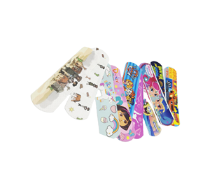 Pansement adhésif médical Yoniner personnalisé avec logo, motif dessin animé mignon, en PE, imperméable, antibactérien, hypoallergénique, classe I, certifié CE <span class=keywords><strong>EO</strong></span> - Product Image 1