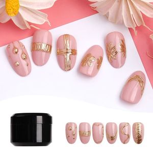 Poudre magique semi-solide pour miroir 3D, gel de modelage, peinture 3D, sculpture, vernis à ongles UV, 5 ml - Product Image 6
