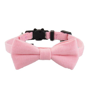 首輪調整可能なベルベット小型犬猫用首輪 - Product Image 2