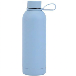 Custom Logo Rubber Coated 12-24hr Thermal Handgrip Water <b>Bottle</b> 350ml 500ml 750ml 1000ml Vacuum Insulated Stainless Steel Sports - Product Image 1