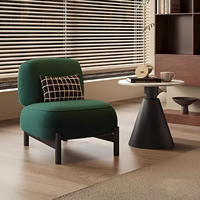 Fauteuil d'appoint moderne en bouclette, fauteuil de salon rembourré, chaise confortable pour salon et chambre à coucher avec pieds en métal noir, mobilier de maison