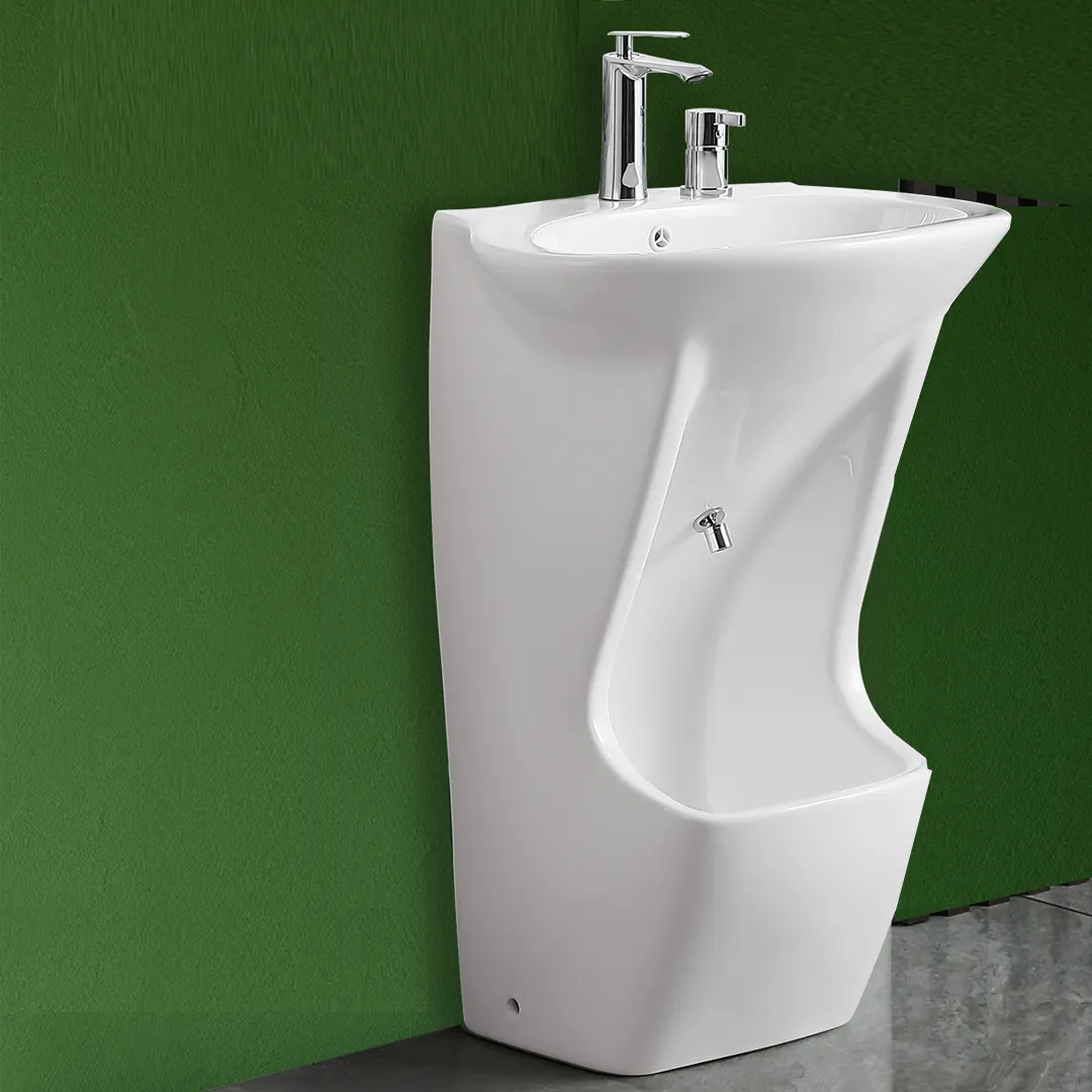 Caldo musulmano lavaggio piedi Ozu lavabo viso risciacquo pediluvio dispositivo doppio lavabo accessori bagno pavimento sanitario piedistallo