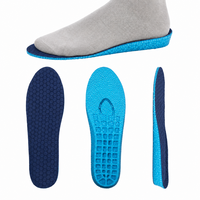 Semelles intérieures sport en mousse PU multicouche avec base ETPU Popcorn et revêtement en tissu imprimé respirant pour usage sportif