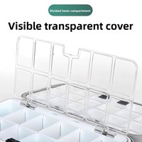 Nouvelle boîte à accessoires de pêche Luya étanche - Boîte de rangement pour hameçons et appâts - Boîte de pêche pour fournitures de pêche