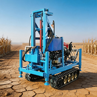 Foreuse de puits d'eau diesel sur chenilles MIKTON MKD-180L 180m pour forage de puits d'eau dans les zones désertiques arides