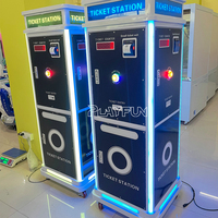 PlayFun – Machine de comptage automatique à 3 côtés pour billets de loterie, distributeur de billets pour centre de jeux