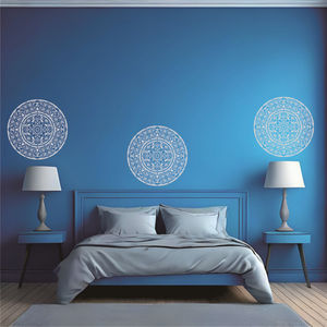 Grand <span class=keywords><strong>pochoir</strong></span> d'art mural <span class=keywords><strong>Mandala</strong></span> (15.7x15.7 pouces)-Pochoirs <span class=keywords><strong>Mandala</strong></span> pour meubles, murs, sols-Mandalas pour bricolage et décoration intérieure - Product Image 6