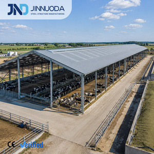 Eco-Friendly Prefabricated Barn Elevage <strong>Cattle</strong> Barn Modular Prefab Steel Structure Sheep And Dairy Cows Shed For Outdoor Farms - Product Image 2
