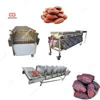 Hoge Kwaliteit Droge Dadels Fruit Borstel Wassen Snijmachine Complete Data Verwerkingslijn Machine 2500Kg Per Uur
