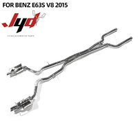 Tuyau d'échappement universel en acier inoxydable de haute qualité Mercedes-Benz E63/E63S W212 2015 AMG Racing Car Muffler Catback Exhaust